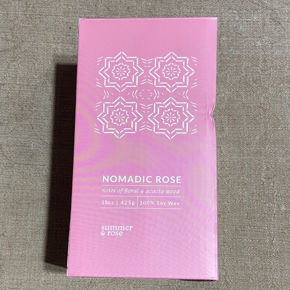 summer & rose Other - Summer & Rose Pink Nomadic Rose Candle